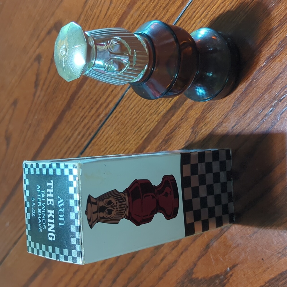 Avon Men's The King after shave bottle